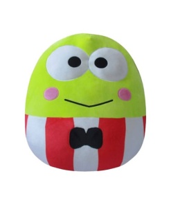 Squishmallows Peluche Sanrio Core Keroppi Red Striped Suit 25 cm