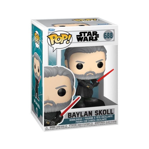 Star Wars: Ahsoka Figura POP! Vinyl S2 - Baylan Skoll 9 cm - Embalaje dañado