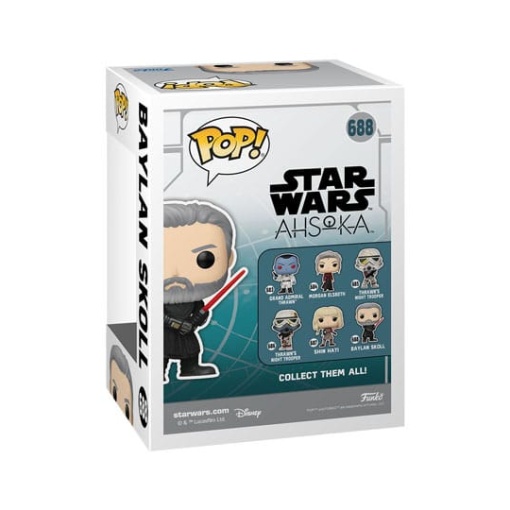 Star Wars: Ahsoka Figura POP! Vinyl S2 - Baylan Skoll 9 cm - Embalaje dañado