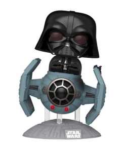 Star Wars: Dark Side POP! Rides Deluxe Vinyl Figura TIE Advanced x1 w/Vader 9 cm