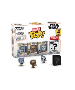 Star Wars: Mandalorian Pack de 4 Figuras Bitty POP! Vinyl Heavy Mandalorian 2