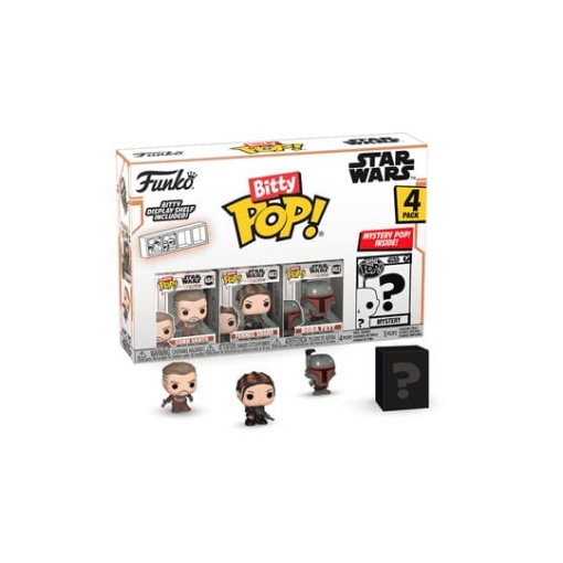 Star Wars: Mandalorian Pack de 4 Figuras Bitty POP! Vinyl Marshal 2