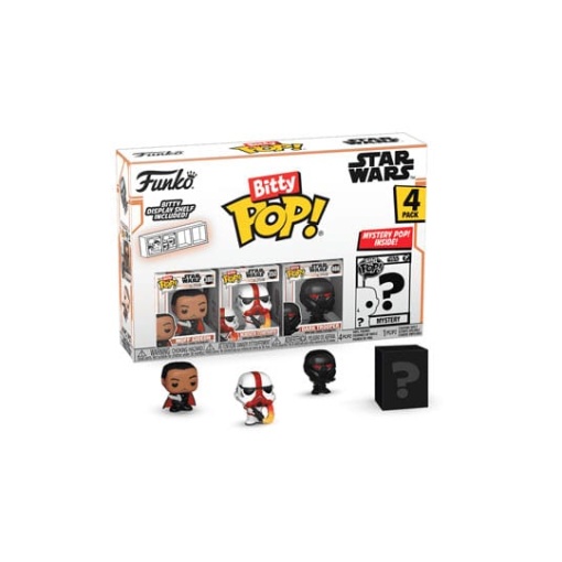 Star Wars: Mandalorian Pack de 4 Figuras Bitty POP! Vinyl  Moff Gideon 2