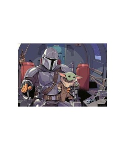 Star Wars The Mandalorian Puzzle Cartoon (1000 piezas)