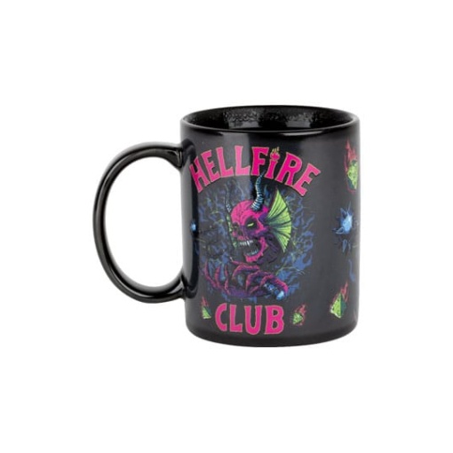 Stranger Things Taza sensitiva al calor Hellfire Club 320 ml