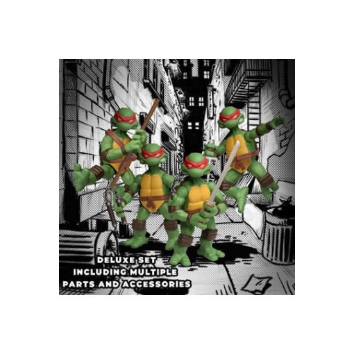 Teenage Mutant Ninja Turtles Figuras Teenage Mutant Ninja Turtles Deluxe Set 8 cm - Embalaje dañado