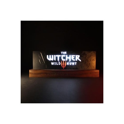 The Witcher Lámpara LED Wild Hunt Logo 22 cm