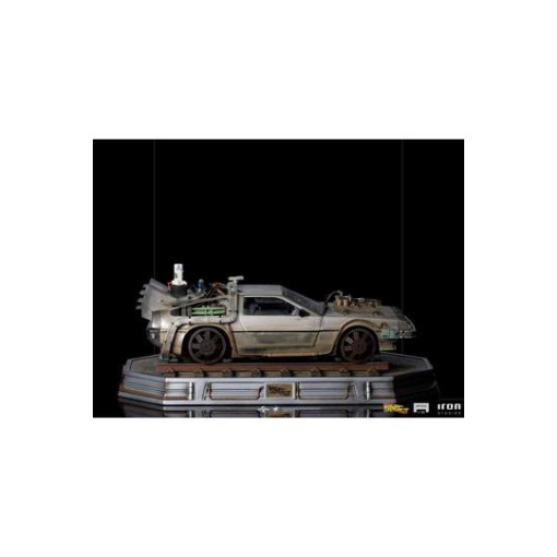 Regreso al Futuro III Estatua 1/10 Art Scale DeLorean 57 cm - Embalaje dañado