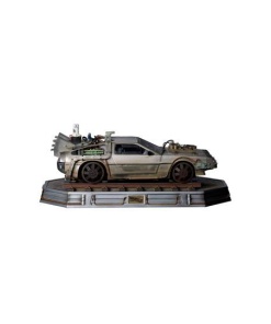 Regreso al Futuro III Estatua 1/10 Art Scale DeLorean 57 cm - Embalaje dañado