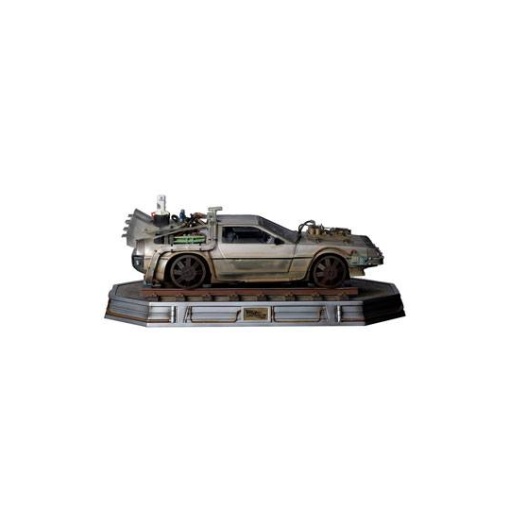 Regreso al Futuro III Estatua 1/10 Art Scale DeLorean 57 cm - Embalaje dañado