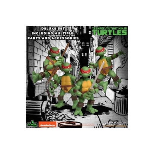 Teenage Mutant Ninja Turtles Figuras Teenage Mutant Ninja Turtles Deluxe Set 8 cm - Embalaje dañado