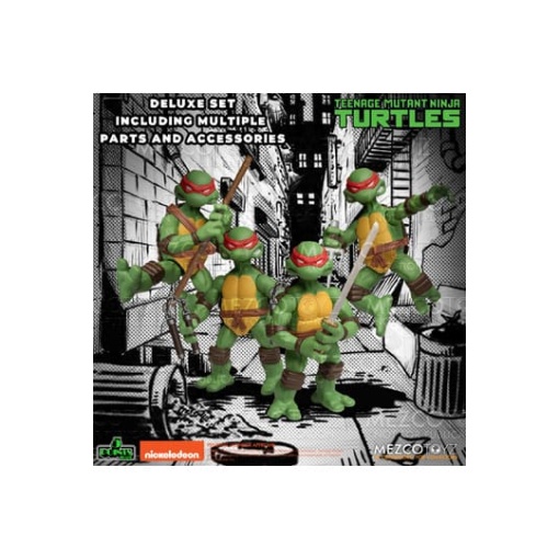 Teenage Mutant Ninja Turtles Figuras Teenage Mutant Ninja Turtles Deluxe Set 8 cm - Embalaje dañado