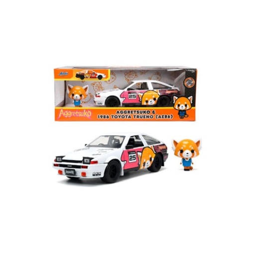 Aggretsuko Vehículo 1/24 1986 Toyota Trueno AE86