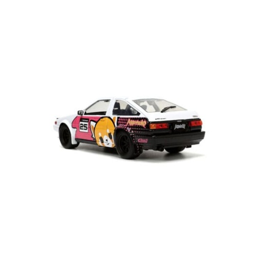 Aggretsuko Vehículo 1/24 1986 Toyota Trueno AE86