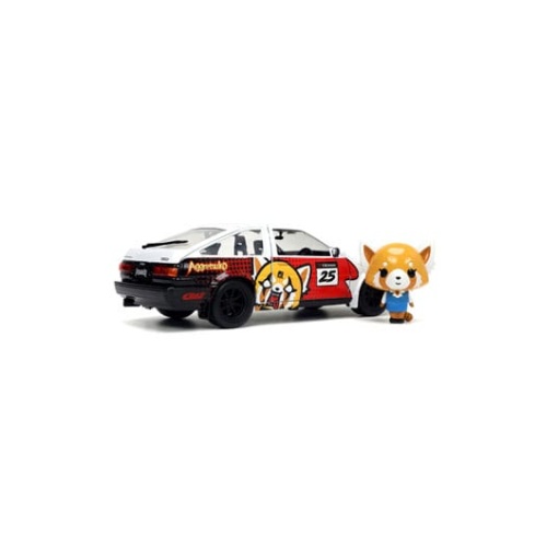 Aggretsuko Vehículo 1/24 1986 Toyota Trueno AE86