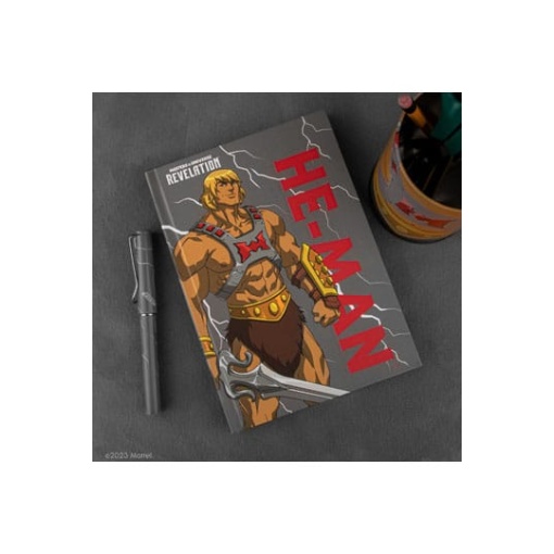 Amos del Universo: Revelación He-Man Thunder Deluxe Notebook Set (cuaderno y bolígrafo)