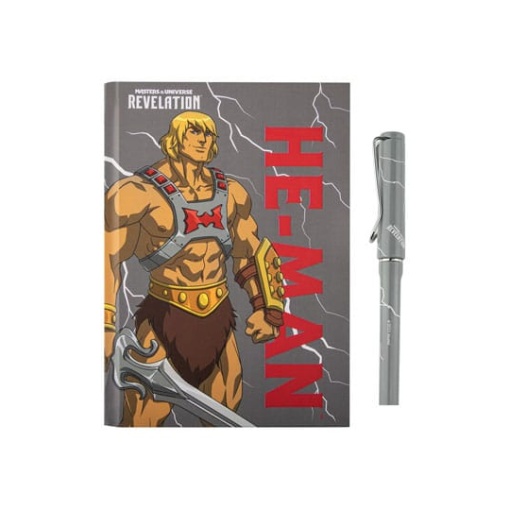 Amos del Universo: Revelación He-Man Thunder Deluxe Notebook Set (cuaderno y bolígrafo)