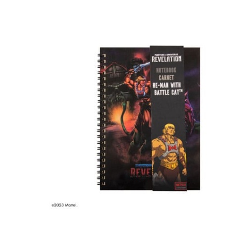 Amos del Universo: Revelación He-Man with Battle Cat Notebook