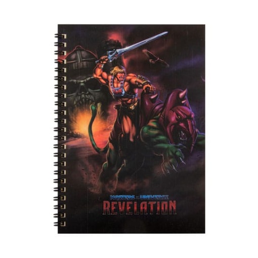 Amos del Universo: Revelación He-Man with Battle Cat Notebook