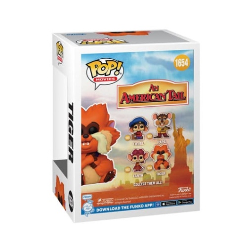 An American Tail POP! Movies Vinyl Figura Tiger 9 cm