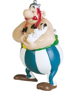 Astérix el Galo Minifigura Obelix con Idefix 8 cm