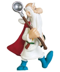 Astérix el Galo Minifigura Panorámix con la olla 8 cm