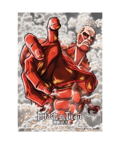 Attack On Titan Fabric Poster Colossal Titan 84 x 118 cm