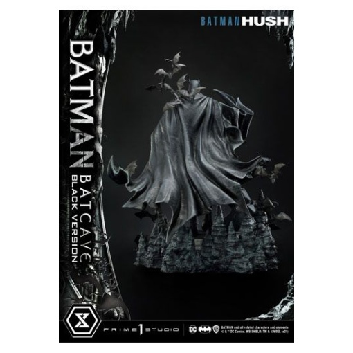 Batman Hush Estatua 1/3 Batman Batcave Black Version 88 cm