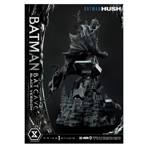 Batman Hush Estatua 1/3 Batman Batcave Black Version 88 cm