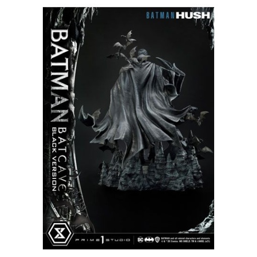 Batman Hush Estatua 1/3 Batman Batcave Black Version 88 cm