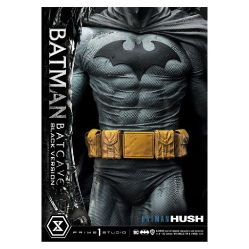 Batman Hush Estatua 1/3 Batman Batcave Black Version 88 cm