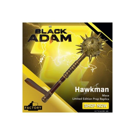 Black Adam Réplica 1/1 Hawkman Mace Limited Edition 50 cm