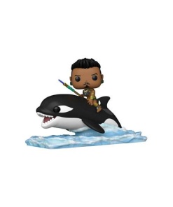 Black Panther: Wakanda Forever POP! Rides Super Deluxe Vinyl Figura Namor with Orca 15 cm