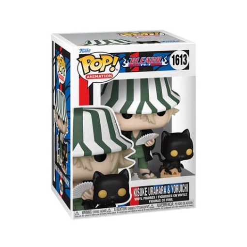 Bleach Figura POP! Animation Vinyl Kisuke w/Yoruichi 9 cm