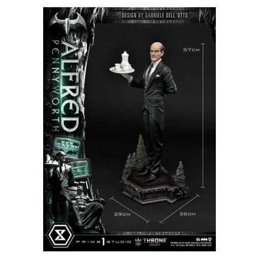 DC Comics Estatua Throne Legacy Series Alfred Pennyworth (Batman Comics) 57 cm