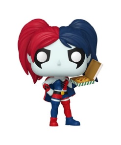 DC Comics: Harley Quinn Takeover Figura POP! Heroes Vinyl Harley with Pizza 9 cm