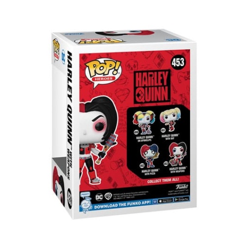 DC Comics: Harley Quinn Takeover Figura POP! Heroes Vinyl Harley with Weapons 9 cm