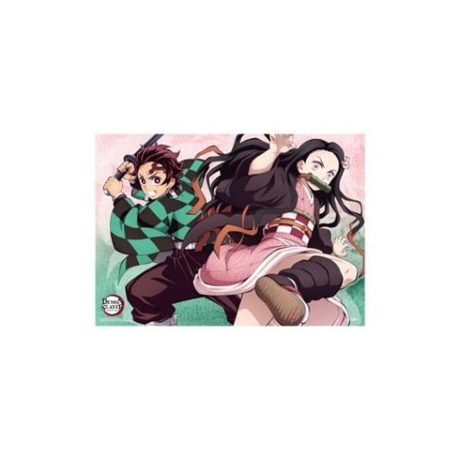 Demon Slayer: Kimetsu no Yaiba Fabric Poster Tanjiro And Nezuko 84 x 118 cm