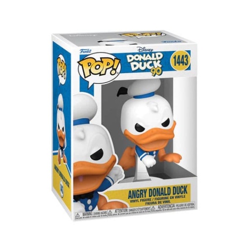 Disney DD 90th Anniversary POP! Disney Vinyl Figura Donald Duck(angry) 9 cm