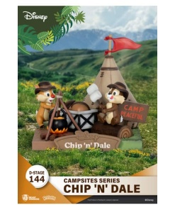 Disney Diorama PVC D-Stage Campsite Series Chip & Dale 10 cm