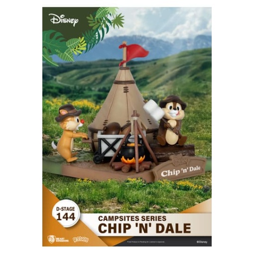 Disney Diorama PVC D-Stage Campsite Series Chip & Dale 10 cm