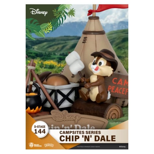 Disney Diorama PVC D-Stage Campsite Series Chip & Dale 10 cm