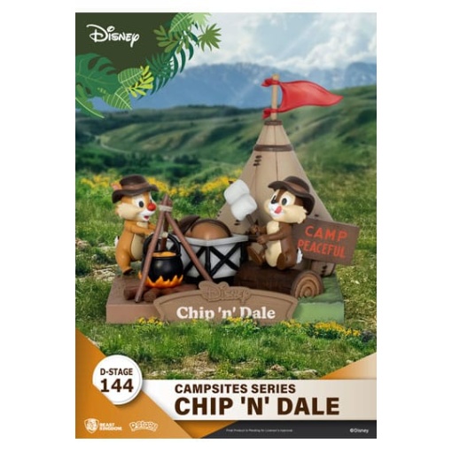 Disney Diorama PVC D-Stage Campsite Series Chip & Dale 10 cm