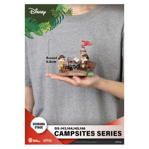 Disney Diorama PVC D-Stage Campsite Series Chip & Dale 10 cm