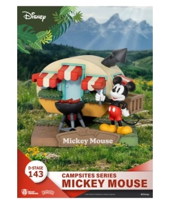 Disney Diorama PVC D-Stage Campsite Series Mickey Mouse 10 cm