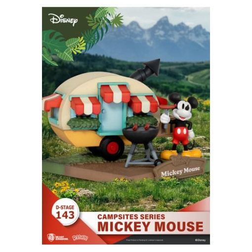 Disney Diorama PVC D-Stage Campsite Series Mickey Mouse 10 cm