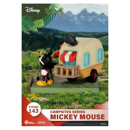 Disney Diorama PVC D-Stage Campsite Series Mickey Mouse 10 cm