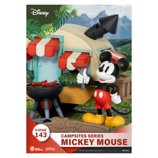 Disney Diorama PVC D-Stage Campsite Series Mickey Mouse 10 cm