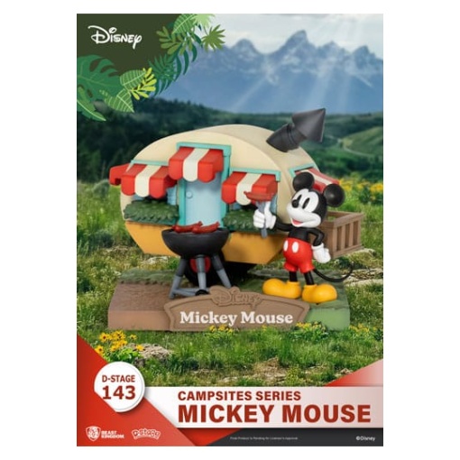 Disney Diorama PVC D-Stage Campsite Series Mickey Mouse 10 cm