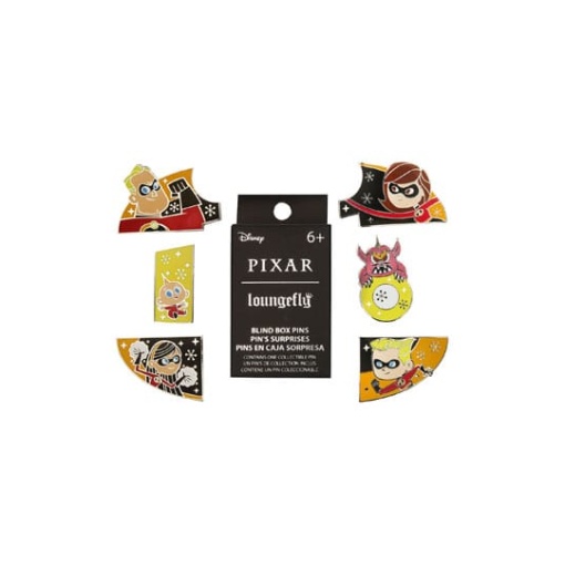 Disney Pixar Loungefly POP! Pin Chapas esmaltadas Incredibles 3 cm Surtido (12)